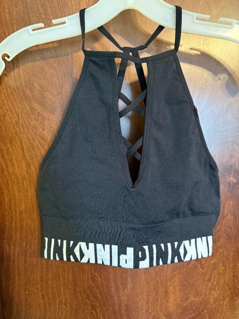 Victoria Secret Pink black bra/Sports bra style
